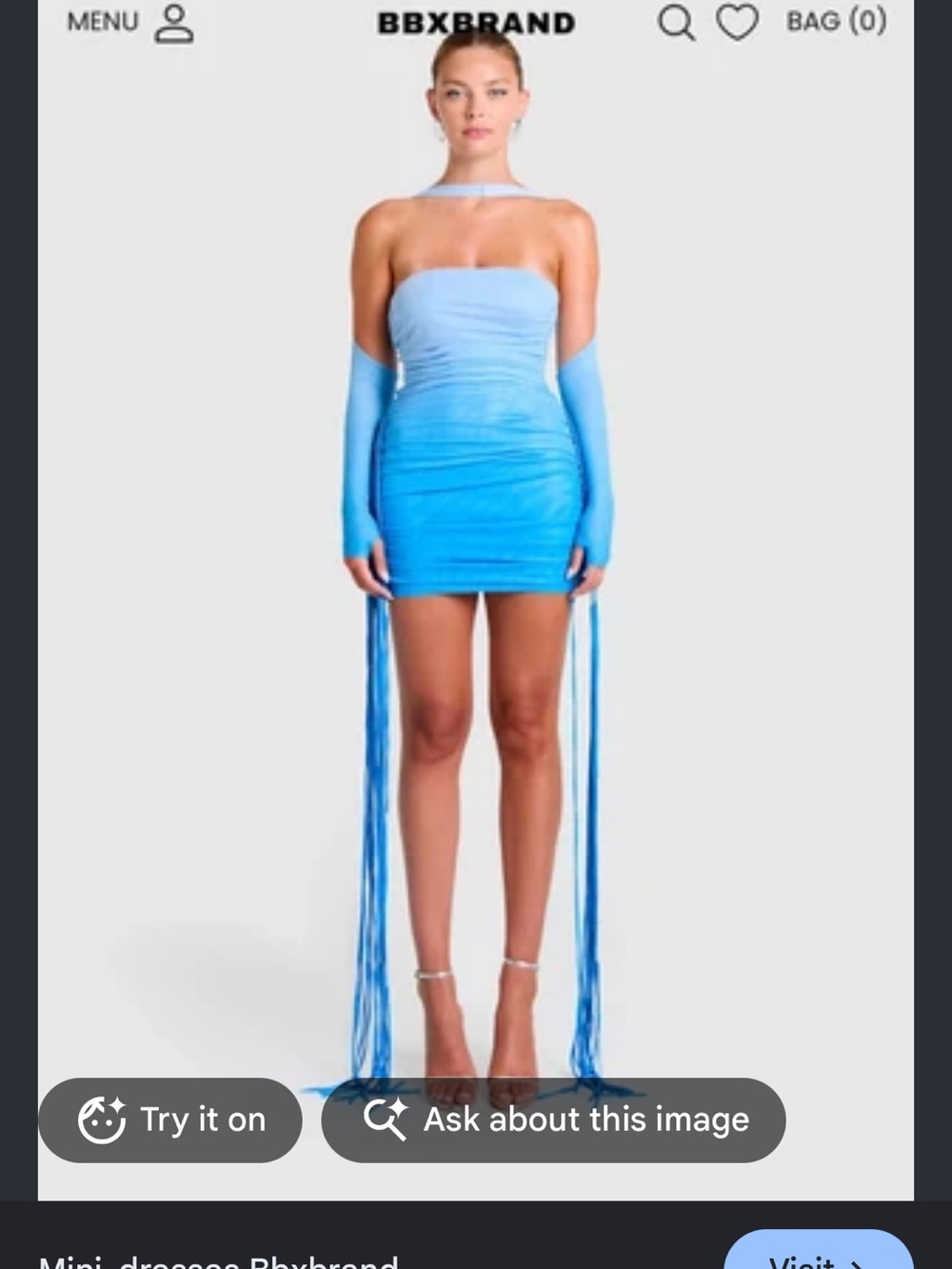 BBXBRAND Zaya Tassel Mini - Blue Ombre